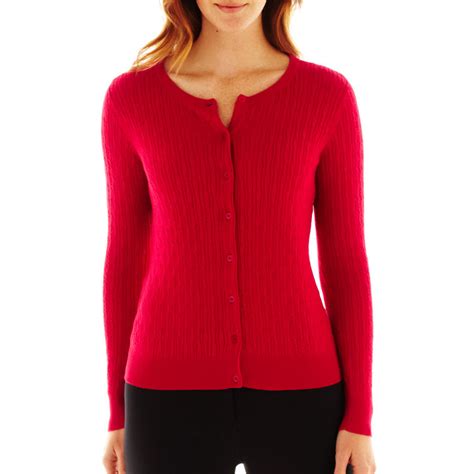 jcpenney womens cardigans